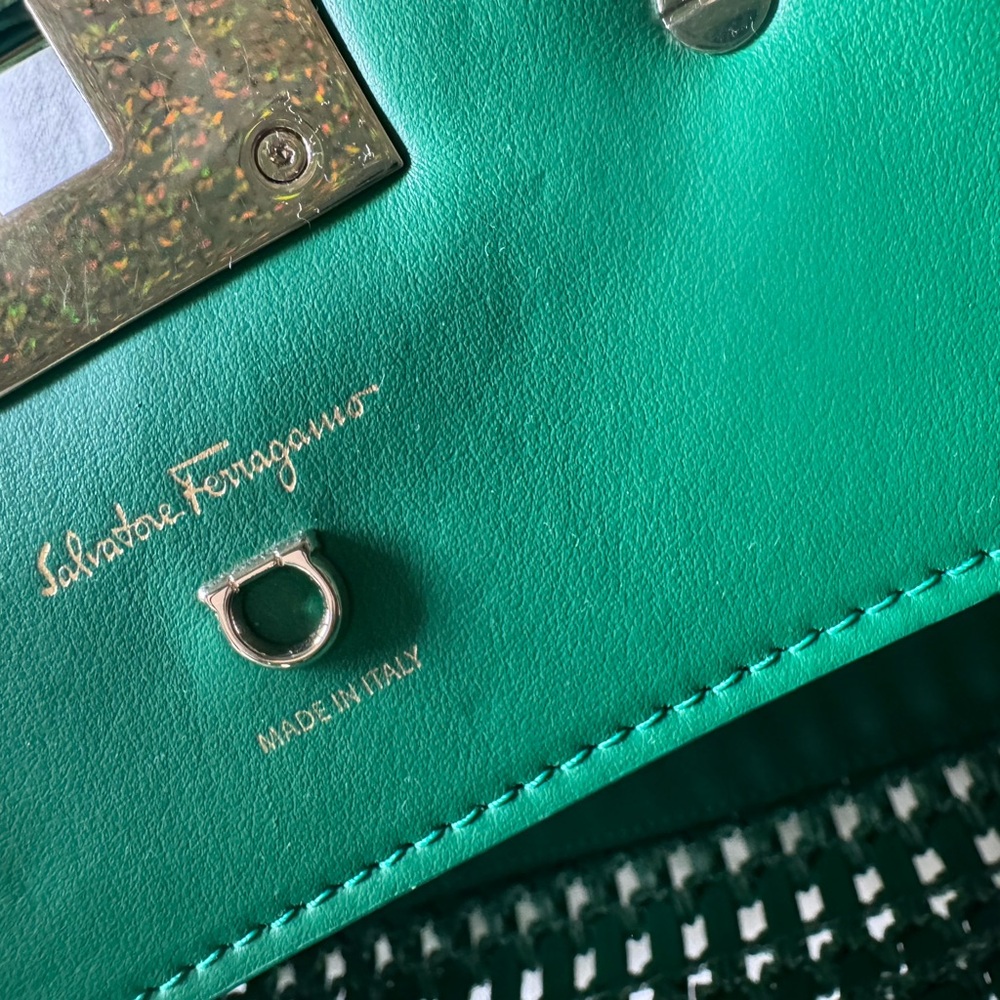 Salvatore Ferragamo Woven Handbag - Picture 9 of 11